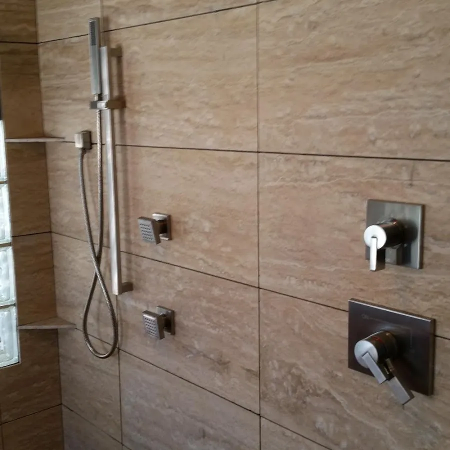 Shower fixture installation for Water Heater Replacement in North Mankato